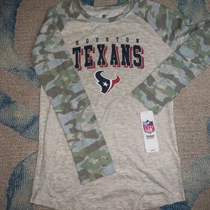 Girls Houston Texans long sleeve shirt